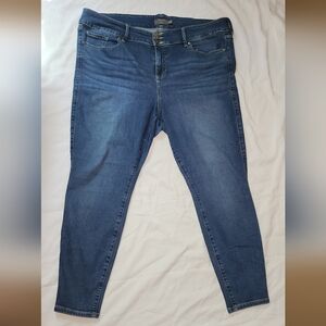 Torrid Blue Jeggings with Modern Stonewash Finish